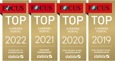 Top Karriere Portal - Auszeichnung von Focus
